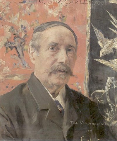 Portrait of CGW Carleman by Carl Larsson